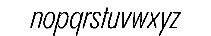 Pangram Sans Rounded Slim Variable 12 Font LOWERCASE