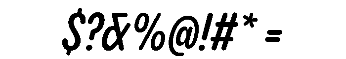 Pangram Sans Rounded Slim Variable 14 Font OTHER CHARS