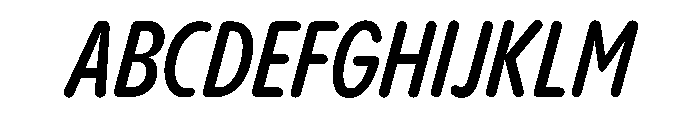 Pangram Sans Rounded Slim Variable 14 Font UPPERCASE