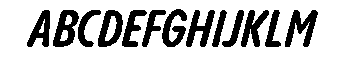 Pangram Sans Rounded Slim Variable 15 Font UPPERCASE