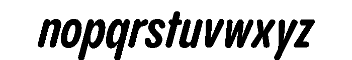 Pangram Sans Rounded Slim Variable 15 Font LOWERCASE