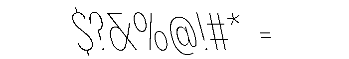 Pangram Sans Rounded Slim Variable 17 Font OTHER CHARS