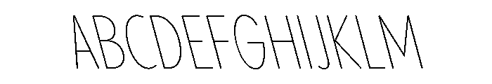 Pangram Sans Rounded Slim Variable 17 Font UPPERCASE