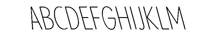 Pangram Sans Rounded Slim Variable 18 Font UPPERCASE