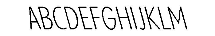Pangram Sans Rounded Slim Variable 19 Font UPPERCASE