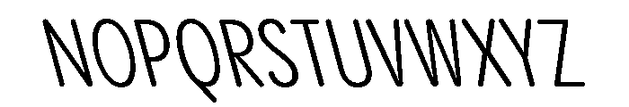 Pangram Sans Rounded Slim Variable 20 Font UPPERCASE