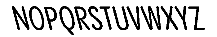 Pangram Sans Rounded Slim Variable 21 Font UPPERCASE