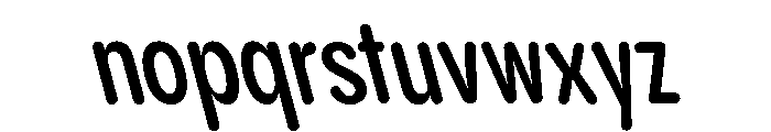 Pangram Sans Rounded Slim Variable 22 Font LOWERCASE