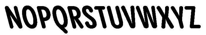 Pangram Sans Rounded Slim Variable 23 Font UPPERCASE