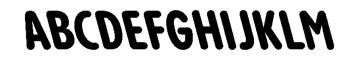 Pangram Sans Rounded Slim Variable 24 Font UPPERCASE