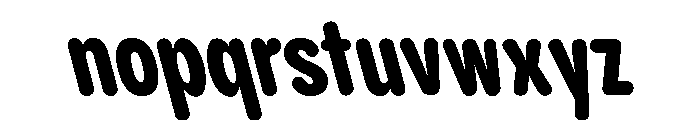 Pangram Sans Rounded Slim Variable 24 Font LOWERCASE