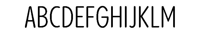 Pangram Sans Rounded Slim Variable 4 Font UPPERCASE