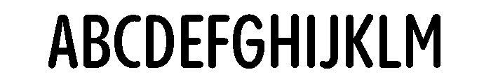 Pangram Sans Rounded Slim Variable 6 Font UPPERCASE