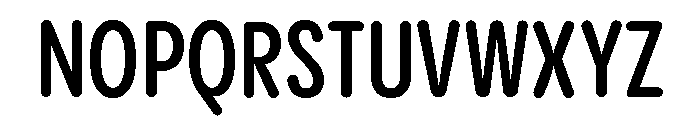 Pangram Sans Rounded Slim Variable 6 Font UPPERCASE