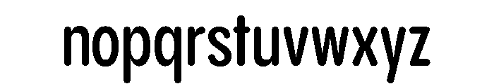 Pangram Sans Rounded Slim Variable 6 Font LOWERCASE