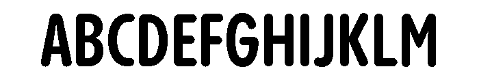 Pangram Sans Rounded Slim Variable 7 Font UPPERCASE