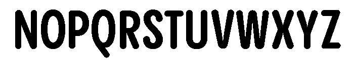 Pangram Sans Rounded Slim Variable 7 Font UPPERCASE