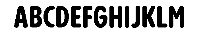 Pangram Sans Rounded Slim Variable 8 Font UPPERCASE