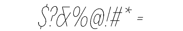 Pangram Sans Rounded Slim Variable 9 Font OTHER CHARS