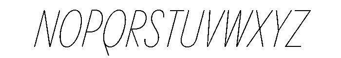 Pangram Sans Rounded Slim Variable 9 Font UPPERCASE