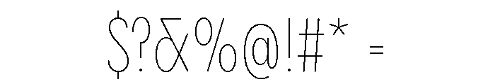 Pangram Sans Rounded Slim Variable Font OTHER CHARS