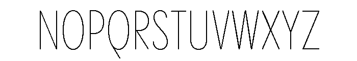 Pangram Sans Rounded Slim Variable Font UPPERCASE