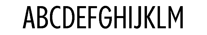 Pangram Sans Slim Medium Font UPPERCASE