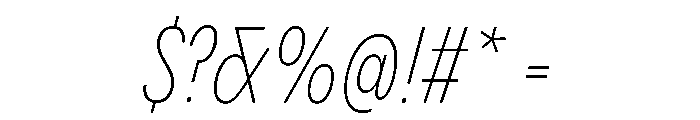 Pangram Sans Slim Variable Pangram Sans Variable 10 Font OTHER CHARS