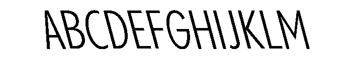 Pangram Sans Slim Variable Pangram Sans Variable 20 Font UPPERCASE
