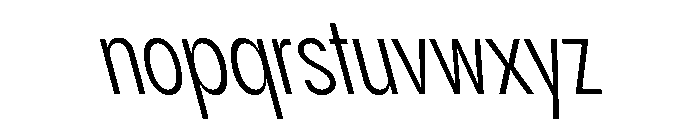 Pangram Sans Slim Variable Pangram Sans Variable 20 Font LOWERCASE