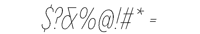Pangram Sans Slim Variable Pangram Sans Variable 9 Font OTHER CHARS