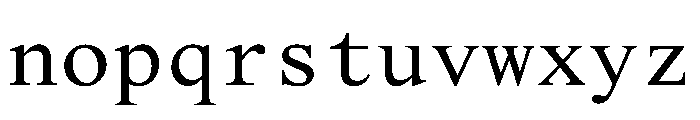 Pantasia Regular Font LOWERCASE