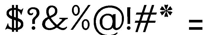 ParaRubber Medium 58fec7a6 Font OTHER CHARS