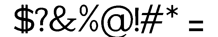 ParaRubberSans Font OTHER CHARS