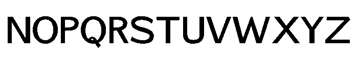 ParaRubberSansBold 1241a869 Font UPPERCASE