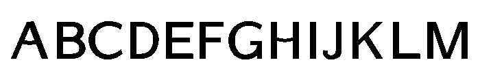 ParaRubberSansBold Font UPPERCASE