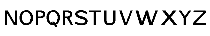 ParaRubberSansBold Font UPPERCASE