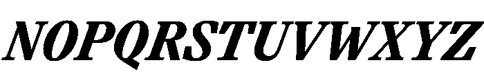 Paragraf BlackItalic Font UPPERCASE