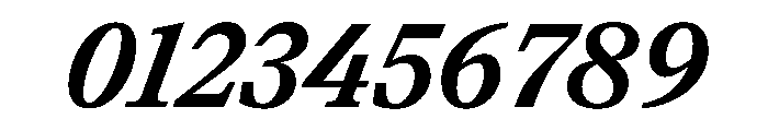 Paragraf BoldItalic Font OTHER CHARS