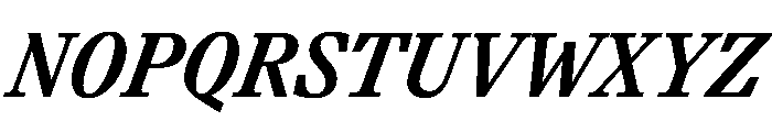 Paragraf BoldItalic Font UPPERCASE