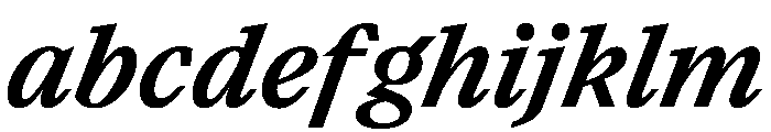 Paragraf BoldItalic FONT
