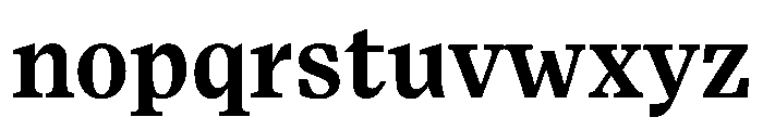 Paragraf Bold Font LOWERCASE