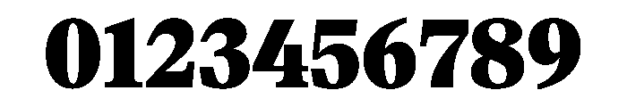 Paragraf Heavy Font OTHER CHARS