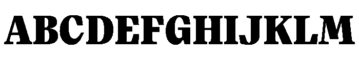 Paragraf Heavy Font UPPERCASE