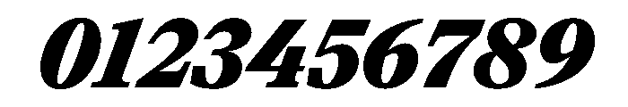 Paragraf HeavyItalic Font OTHER CHARS