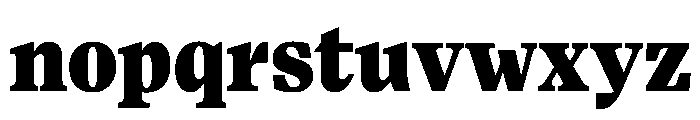Paragraf Heavy Font LOWERCASE