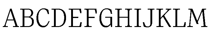 Paragraf Light Font UPPERCASE