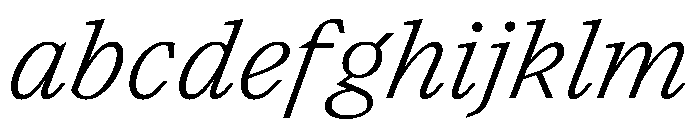 Paragraf LightItalic FONT