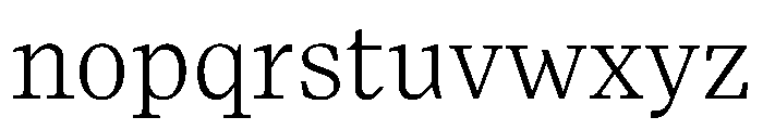 Paragraf Light Font LOWERCASE