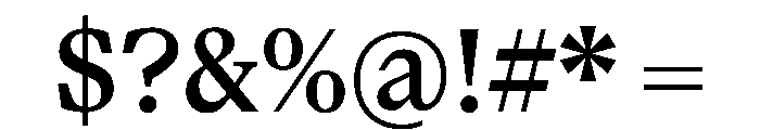 Paragraf Medium Font OTHER CHARS
